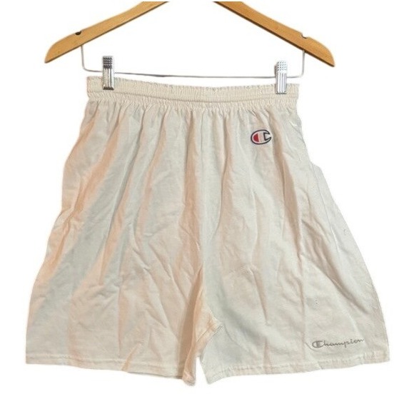 Champion Other - Champion White Cotton Athletic Shorts Men Medium M Elastic Waist Drawstring